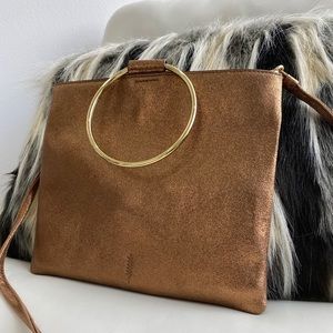 Thacker Le Pouch Ring Handle Crossbody Bag